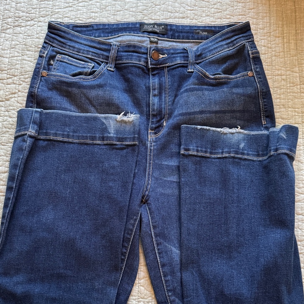 Judy Blue Dark Blue Flare Jeans